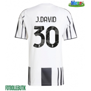 Juventus Jonathan David #30 Hemmatröja 2025-26 Kortärmad
